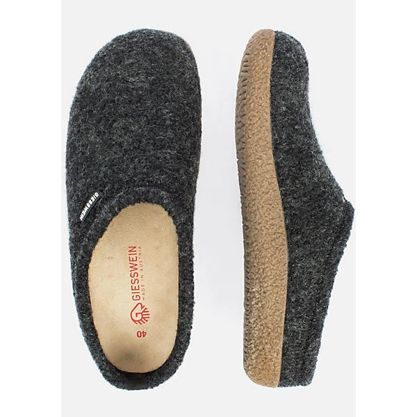 Giesswein Hausschuh Veitsch Hüttenschuhe - Anthrazit 12 Giesswein Hausschuh Veitsch Hüttenschuhe - Anthrazit – Bild 10
