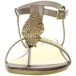 Damen Römersandaletten Braun - Braun -Mode-Sandalen-Shop 8869340 04