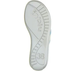 Inblu Damen Zehentrenner Badeschuhe Slipper Hellblau/grau -Mode-Sandalen-Shop 8869570 03