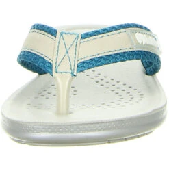 Inblu Damen Zehentrenner Badeschuhe Slipper Hellblau/grau -Mode-Sandalen-Shop 8869570 04