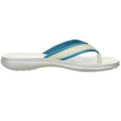 Inblu Damen Zehentrenner Badeschuhe Slipper Hellblau/grau -Mode-Sandalen-Shop 8869570 06