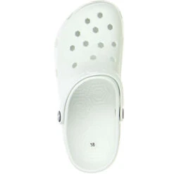 Conway Damen Clogs Pantoletten Weiß - Weiß -Mode-Sandalen-Shop 8869622 07