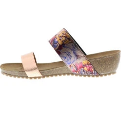 Damen Pantoletten Bronze/mehrfarbig - Bronze -Mode-Sandalen-Shop 8869650 05