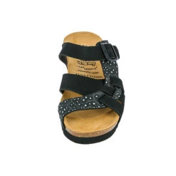 LICO Pantolette Bioline Noble Hausschuhe - Schwarz -Mode-Sandalen-Shop 9378839 03