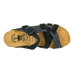 LICO Pantolette Bioline Noble Hausschuhe - Schwarz -Mode-Sandalen-Shop 9378839 05